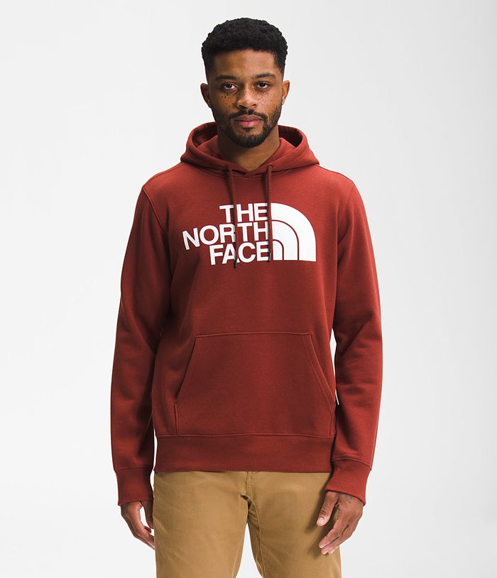 Sudadera Con Capucha The North Face Hombre Half Dome Pullover - Colombia JYLXKT691 - Rojas Oscuro